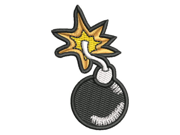 Cartoon Bomb Explosion Embroidery Review