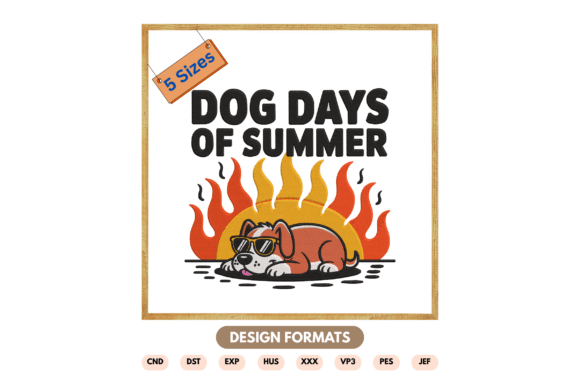 Dog Days of Summer Embroidery Design Review