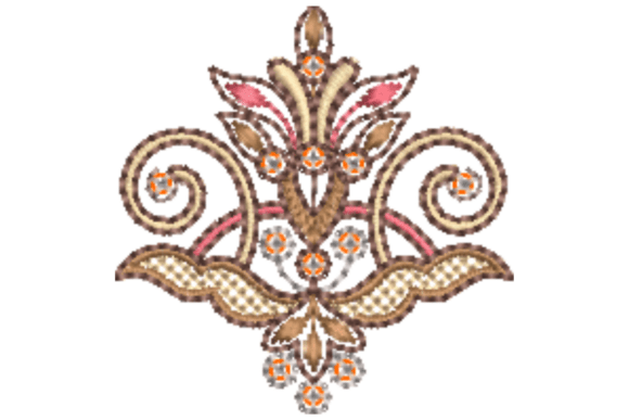 Flowing Floral Embroidery Design Review