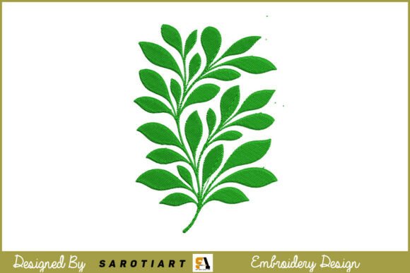 Green Leaf Flower Embroidery Design Review