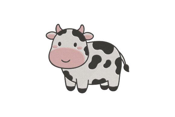Kawaii Cow Embroidery Design Review