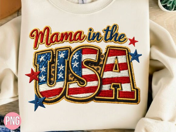 Mama in the USA Embroidery PNG Design Review